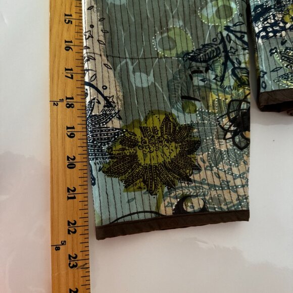 Multiples Women's Reversible Size 1X Open Front Light Weight Mid Length Jacket - Picture 16 of 16